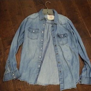 Mossimo boyfriend denim shirt